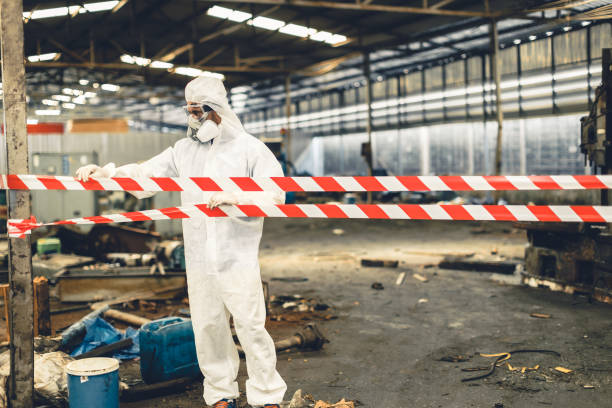 Professional Hoarding Cleanup technician working in Dublin, GA